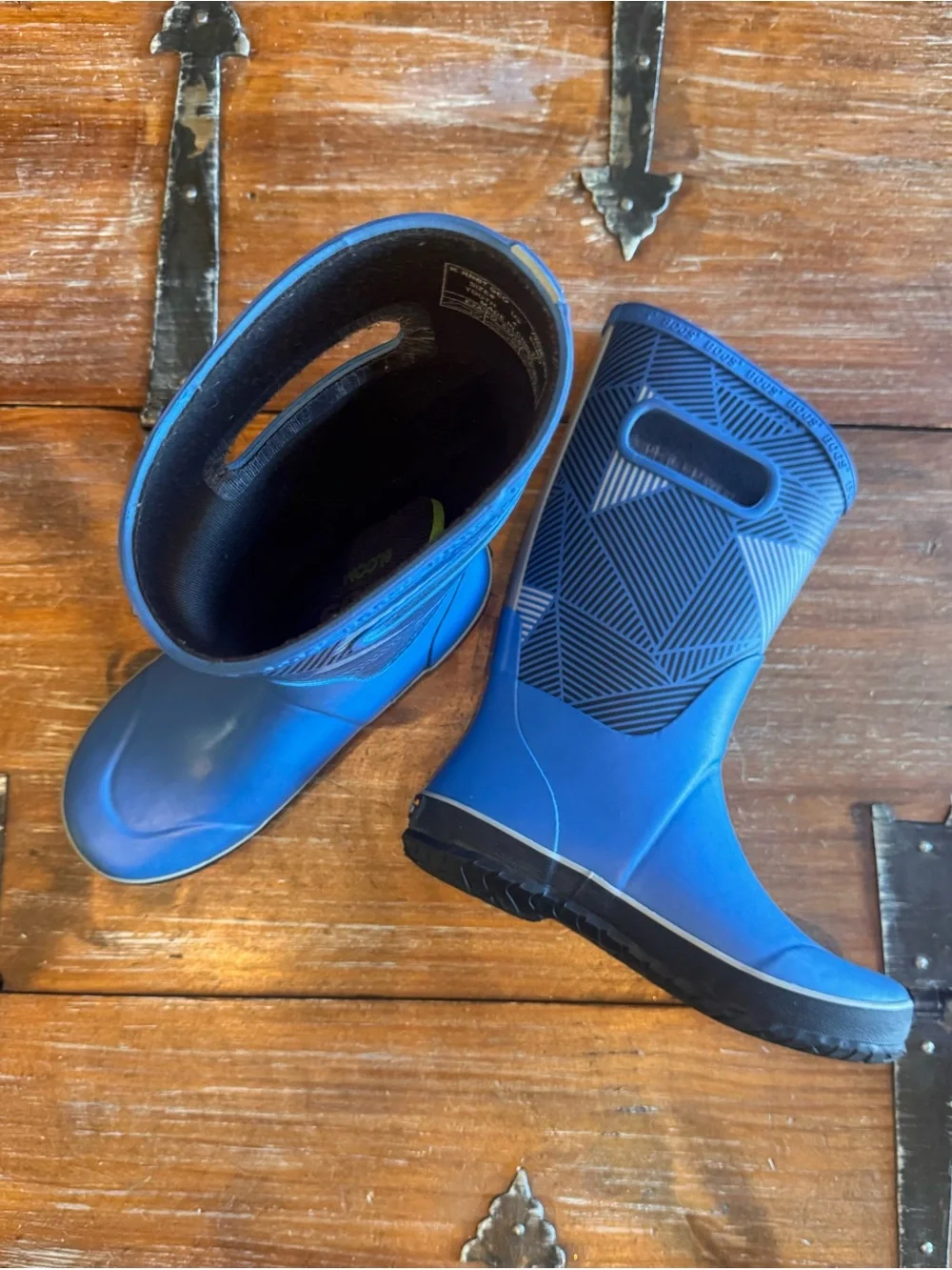 Blue Waterproof Rain Boots by BOGS